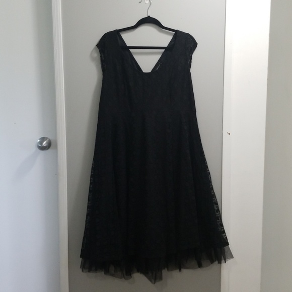 Lane Bryant Dresses & Skirts - Lane Bryant sheer black dress.